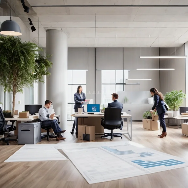 オフィスの移転作業イメージ